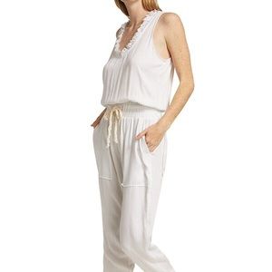 Ramy Brook Sleeveless Ivory Jumpsuit Women’s Sz L